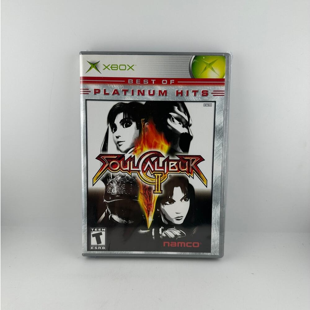 SoulCalibur II Xbox Best of Platinum Hits Factory Sealed NEW Namco 2003